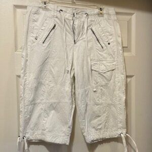Style & Co. White Mid Shin Length Pants